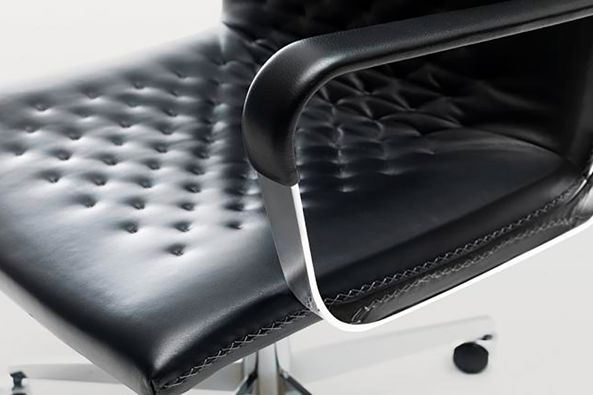 sedia ufficio in pelle dettagli ds-1051 de Sede